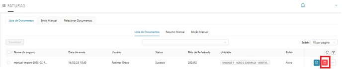 excluir planilha